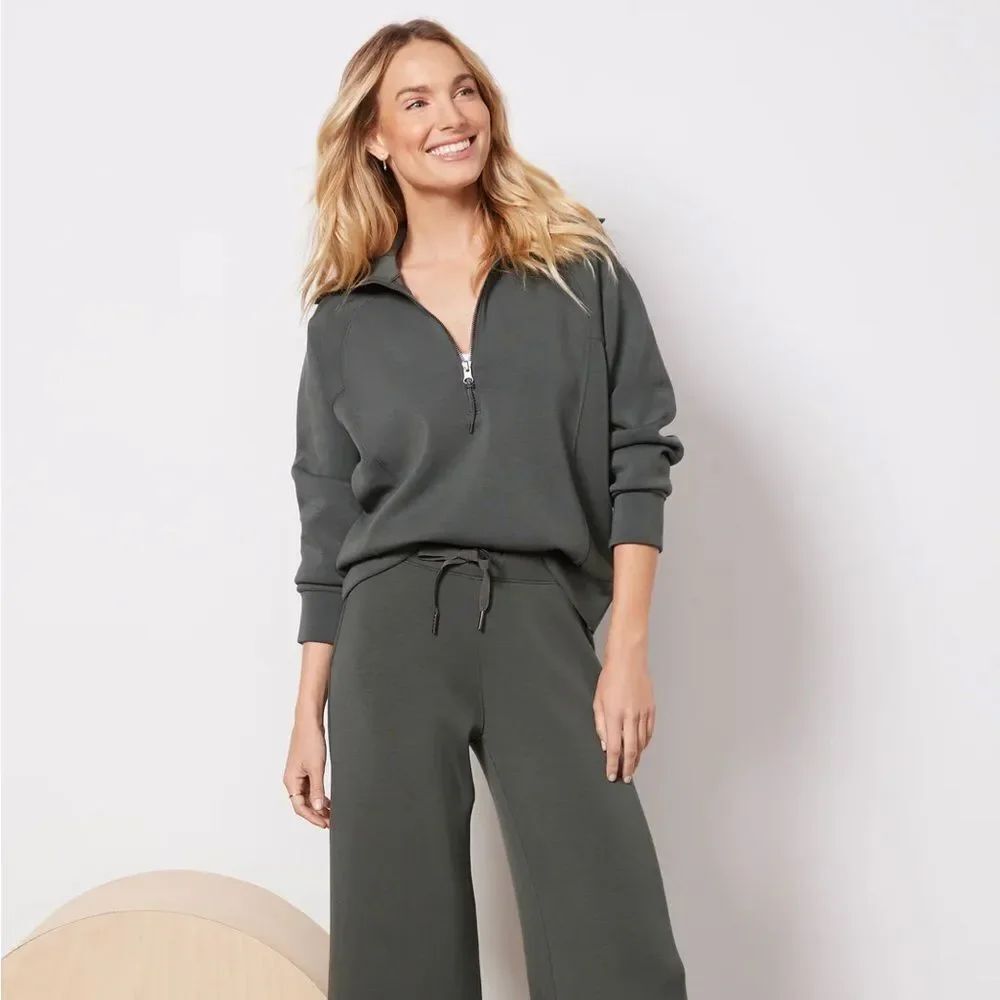 SPANX AirEssentials Half Zip Pullover - Picture 2 of 9